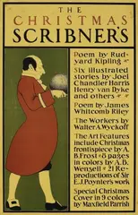 Maxfield Parrish, The Christmas Scribner's, 1900, Lithograph in colours