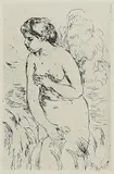 Pierre-Auguste Renoir, Baigneuse debout, a mi-jambes