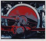 Gerd Winner, Lokomotive, 1971, Silkscreen in colours