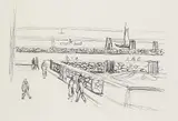 Heinrich Stegemann, 3 Bll. Landschaften und Porträt, 1920, Lithograph