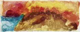 Christian Kruck, 3 Bll. Landschaften, 1965, Lithograph in colours