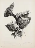 Bernhard Heiliger, 4 Bll.: Kompositionen, 1961, Lithograph