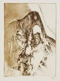 Horst Janssen, Selbstbildnis, 1979, Etching