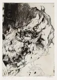 Horst Janssen, Pose, 1971, Etching