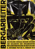2 Bll.: Bilderbogen. Marcinelle by HAP Grieshaber, 1965, Woodcut, sold Mar 2006