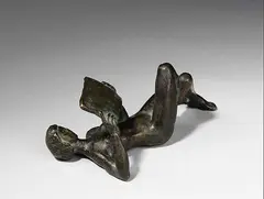 Siegfried J. Assmann, Die Lesende, 1980, Bronze