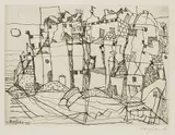 Eduard Bargheer, 2 Bll.: Südliche Stadt. Forio