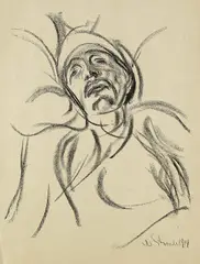 William Straube, 18 Bll. Porträts und Figurenstudien, 1912, Lithograph