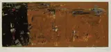 Karl Fred Dahmen, Landschaft Orange, 1957, Silkscreen in colours