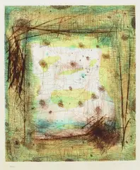 Antonio Corpora, Untitled, 1963, Etching and aquatint in colours