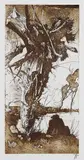 Horst Janssen, 2 Bll.: Kopfweiden - Liselotten-Land, 1987, Etching