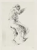 Willi Geiger, 3 Bll. Stierkämpfer, 1910, Drypoint