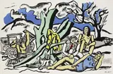 Fernand Léger, La Partie de Campagne, 1952, Lithograph in colours