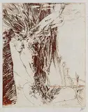 3 Bll.: Knieland. Vorgetäuschtes Wissen. Kopfweide by Horst Janssen, 1985, Etching, sold Mar 2006