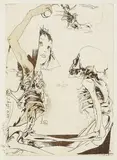 Zu "Phyllis" by Horst Janssen, 1984, Etching, sold Mar 2006
