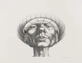 Rudolf Hausner, Adam wohlbehütet, 1969, Lithograph
