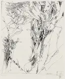 2 Bll.: Kopfweiden. Anzügliche Gegend by Horst Janssen, 1975, Etching, sold Mar 2006