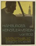 Eduard Steinbach, Plakat für den Hamburger Künstler-Verein, 1909, Offset lithograph