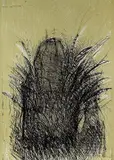 Rolf Iseli, Strichkomposition, 1978, Silkscreen in colours
