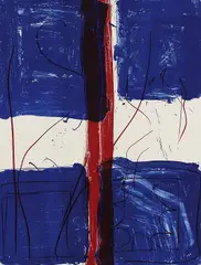 Kimber Smith, Komposition, 1945, Lithograph in colours