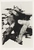 Michael Schoenholtz, In der Sonne, 1975, Drypoint