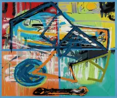 Martin Kippenberger, Schwarzwaldhaus, 1982, Oil