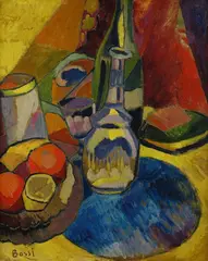 Erma Bossi, Nature morte à la carafe, 1912, Oil on cardboard