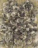 Gerhard Hoehme, Floraison dynamique, 1959, Oil