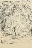 Drei Badende in Wellen mit Möwe by Ernst Ludwig Kirchner, 1913, Lithograph, sold Dec 2005