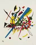 Kleine Welten I by Wassily Kandinsky, 1922, Colour lithograph on machine-made laid paper, sold Dec 2005
