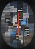 Adolf Fleischmann, Composition # 72, 1956, Oil on canvas