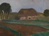 Paula Modersohn-Becker, Kleine Landschaft, 1902, Tempera
