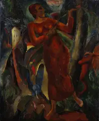 Sommer by Josef Eberz, 1920, Oil on canvas, sold Dec 2005