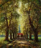 Otto Eduard Pippel, Ausritt zur Fuchsjagd