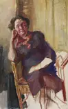 Ludwig Meidner, Weibliches Bildnis