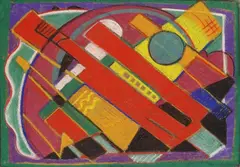 Scherzo by Max Ackermann, 1929, Pastel, sold Dec 2005