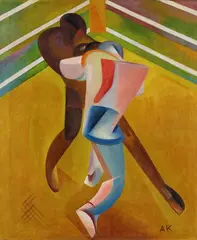 Adolf Köglsperger, Boxer, 1920, Oil on canvas