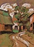 Max Pechstein, Dorfstraße
