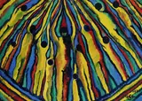 Auferstehung by Heinrich Schlief, 1920, Oil on cardboard, sold Dec 2005