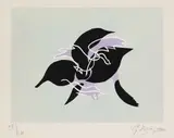 Georges Braque, L'Essor I, 1961, Lithograph in colours