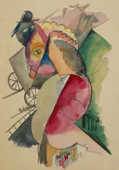 Droschkenpferd by Walter Becker, 1919, Watercolour, sold Dec 2005