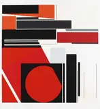 Günter Fruhtrunk, Ohne Titel, 1971, Silkscreen in colours