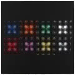 Punctum by Almir Mavignier, 1966, Silkscreen, sold Dec 2005