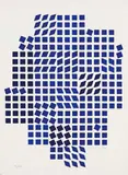 Victor Vasarely, Code, 1967, Etching