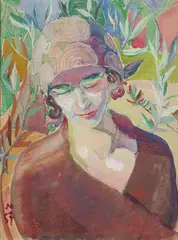 Madonna by Wilhelm Hillern-Flinsch, 1925, Gouache, sold Dec 2005