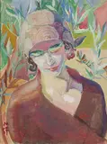 Madonna by Wilhelm Hillern-Flinsch, 1925, Gouache, sold Dec 2005