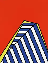 R3-67 by Nicholas Krushenick, 1967, Silkscreen in colours, sold Dec 2005