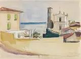 Otto Geigenberger, Gardone di Sopra (Gardasee), 1931, Watercolour