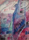 Genesis by Wilhelm Hillern-Flinsch, 1925, Watercolour, sold Dec 2005