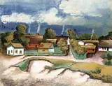 Max Pechstein, Windstille im Dorf